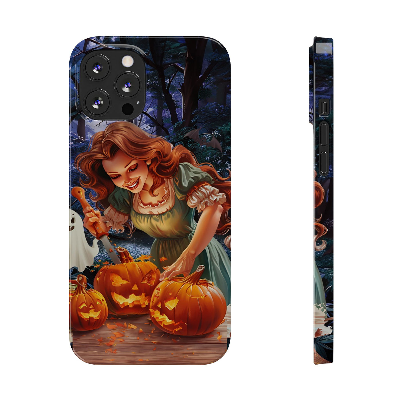 Slim Fall Autumn Pumpkin Fairy Gift for Her Cute Phone Cases for Iphone 16 | iPhone 15 Case | iPhone 15 Pro Max Case, Iphone 14, Iphone 14 Pro Max, Iphone 13, Slim