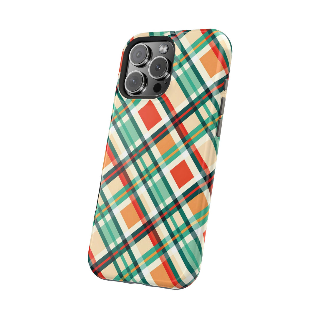 Checkered Plaid Magsafe Gift for Her Cute Phone Case for Iphone, | iPhone 16 | iPhone 15 Pro Max, Iphone 14 Pro Max, 13 12 11 10 9 8 7 - Studio40ParkLane