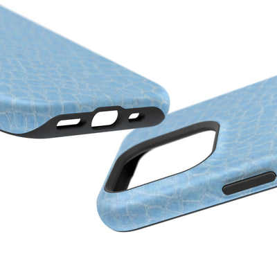 Non Leather Blue Color Pattern Magsafe Cute Phone Case for Iphone Gift for Her, | iPhone 15 Case | iPhone 15 Pro Max Case, Iphone 14, Iphone 14 Pro Max, Iphone 13, Iphone 16