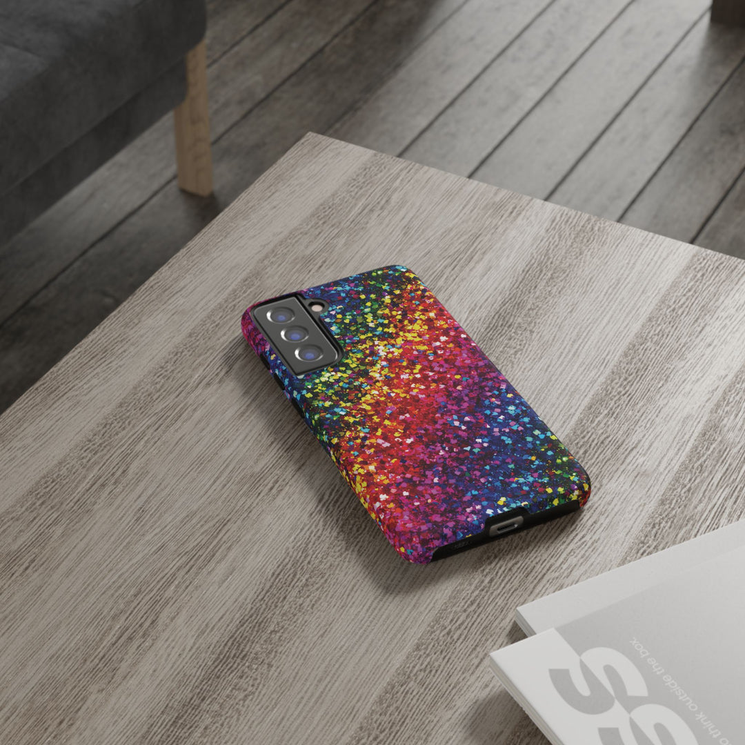 Premium Tough Muted Non - Glitter Color Composition Cute Phone Case, for IPhone 16 pro Max | Iphone 15, Iphone 14, 13, Samsung Galaxy S25, S24 - Studio40ParkLane