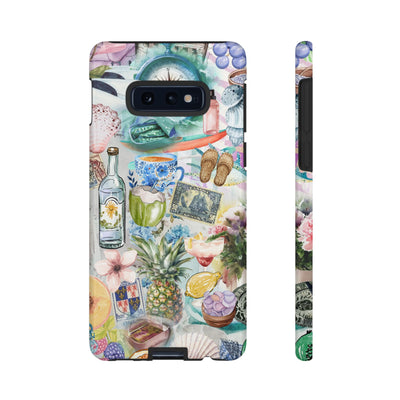 Impact Resistant, Travel Coquette Collage, Cute Phone Cases for Samsung S24, S23, S22, S21, IPhone 15 pro Iphone 14 pro Iphone 13 IPhone 12 Iphone 11