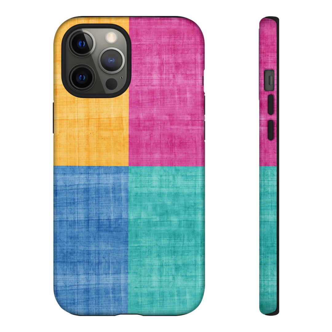 Impact Resistant, Colored Shapes, Cute Phone Cases for Samsung S24, S23, S22, S21, IPhone 15 pro Iphone 14 pro Iphone 13 IPhone 12 Iphone 11 - Studio40ParkLane