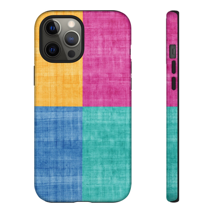 Impact Resistant, Colored Shapes, Cute Phone Cases for Samsung S24, S23, S22, S21, IPhone 15 pro Iphone 14 pro Iphone 13 IPhone 12 Iphone 11 - Studio40ParkLane