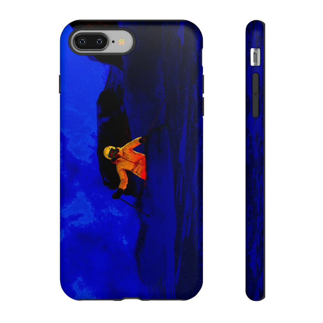 Cute IPhone Case | iPhone 15 Case | iPhone 15 Pro Max Case, Iphone 14 Case, Iphone 14 Pro Max Case IPhone Case for Art Lovers, Skier Mountain Night - Studio40ParkLane