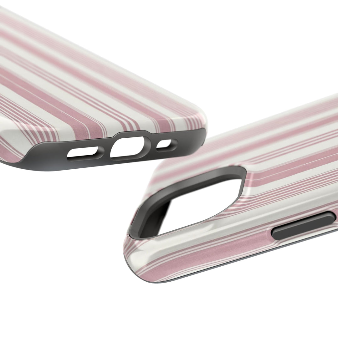 MagSafe Cute Phone Case, Coastal Striped Phone Case for iPhone 17 16 15 14 13 12 Pro Max, Samsung S26 S25 S24 Ultra case - Studio40ParkLane