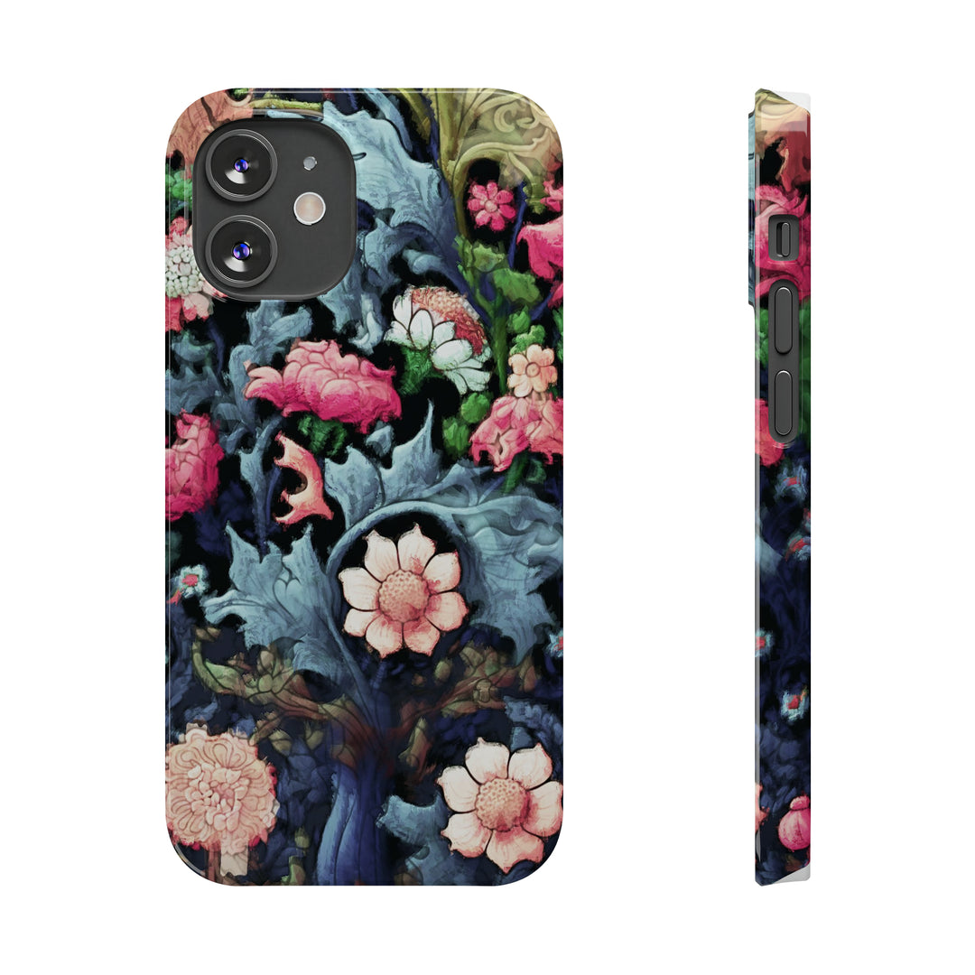 Slim Cute Phone Cases for Iphone - | iPhone 15 Case | iPhone 15 Pro Max Case, Iphone 14 Case, Iphone 14 Pro Max, Iphone 13, Flowers Scene - Studio40ParkLane