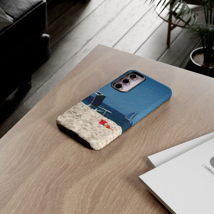 Cute Samsung Case | Cool Iphone Case | Summer Blue Beach Chair, Samsung S24, S23, S22, S21, IPhone 15 Case | Iphone 14 Case, Iphone 13 Case - Studio40ParkLane