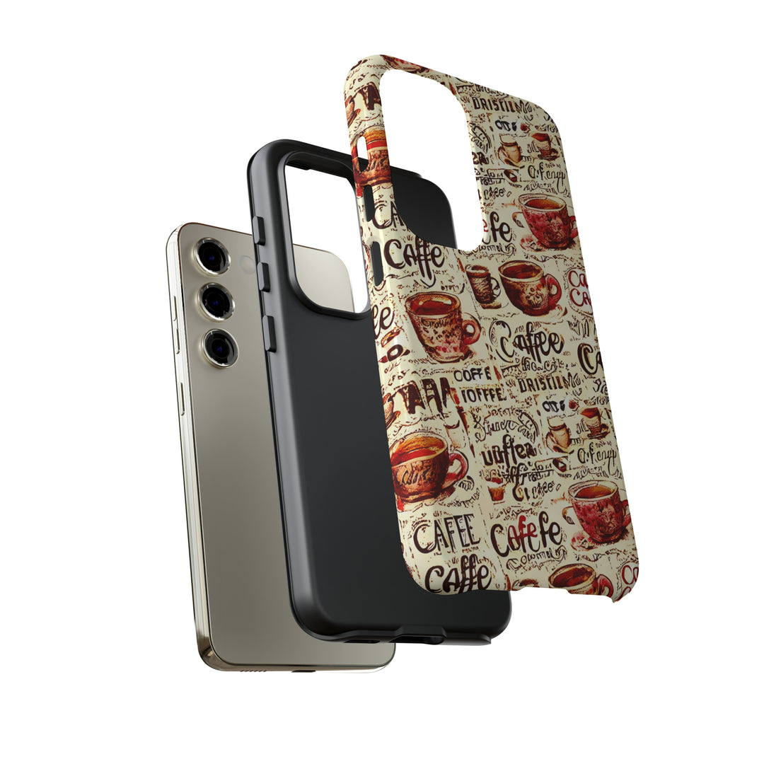 Cute Samsung Phone Case | Aesthetic Samsung Phone Case | Galaxy S23, S22, S21, S20 | Paris Coffee Cup, Protective Phone Case - Studio40ParkLane
