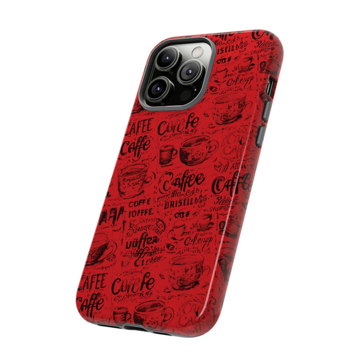 Cute IPhone Case | Red Black Coffee, iPhone 15 Case | iPhone 15 Pro Case, Iphone 14 Case, Iphone 14 Pro Max Case, Protective Iphone Case - Studio40ParkLane