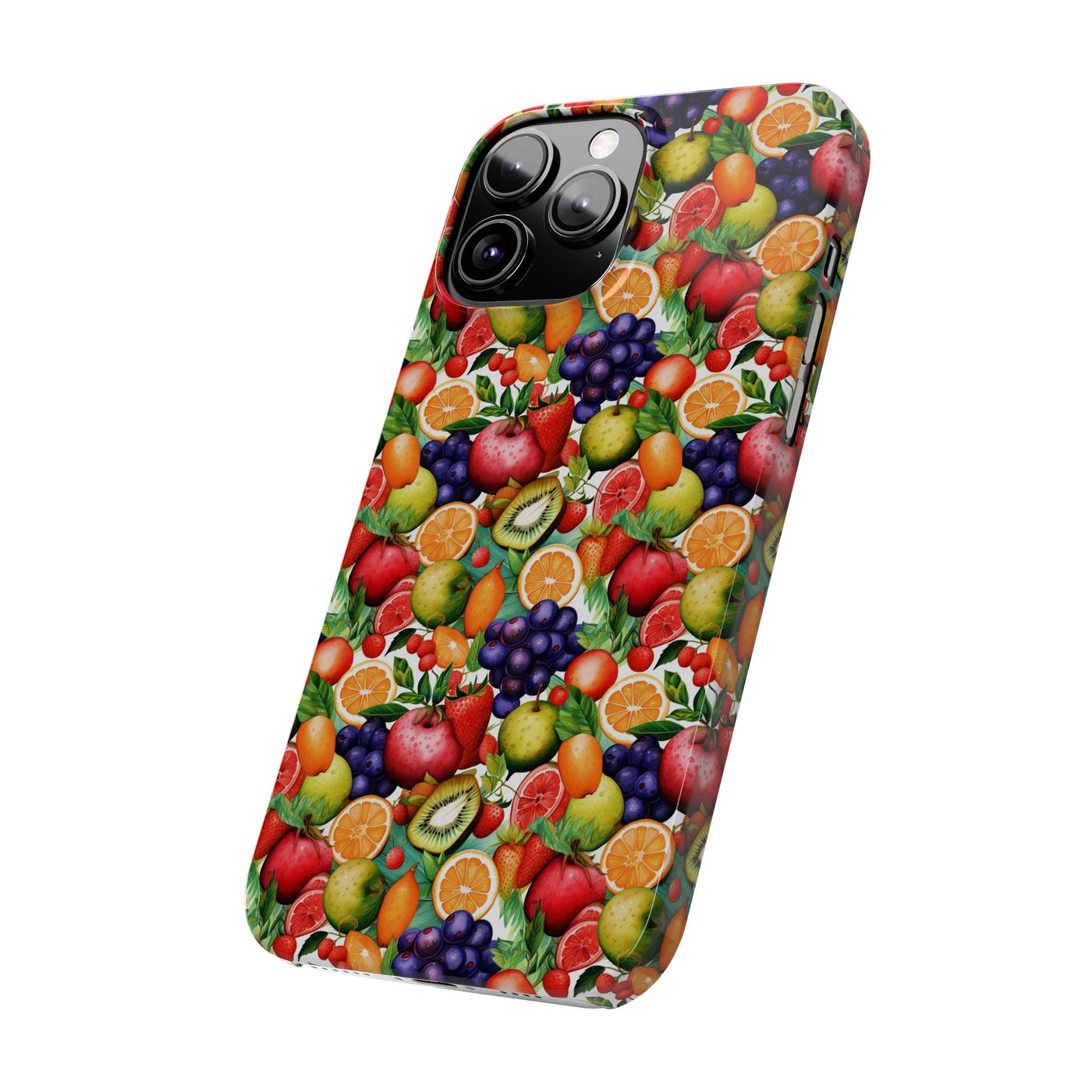 Slim Cute Phone Cases for Iphone  | iPhone 15 Case | iPhone 15 Pro Max Case, Iphone 14, Iphone 14 Pro Max, Iphone 13, Summer Fruit Mix Selection