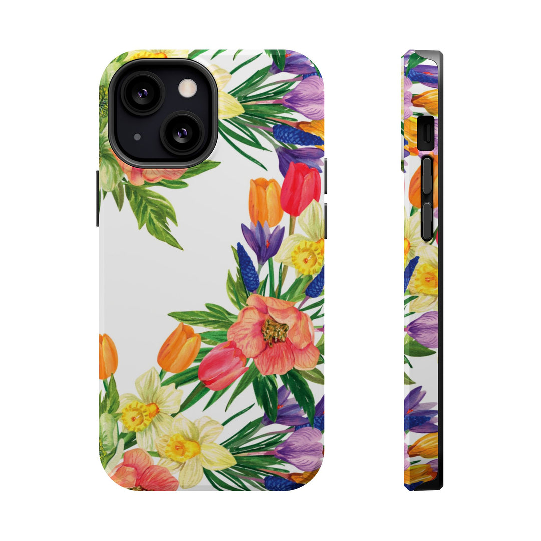 Spring Flowers Magsafe Cute Phone Case for Iphone Gift for Her, iPhone 16 Case iPhone 15 Pro Max Case, Iphone 14, Iphone 14 Pro Max, 13, 12 - Studio40ParkLane