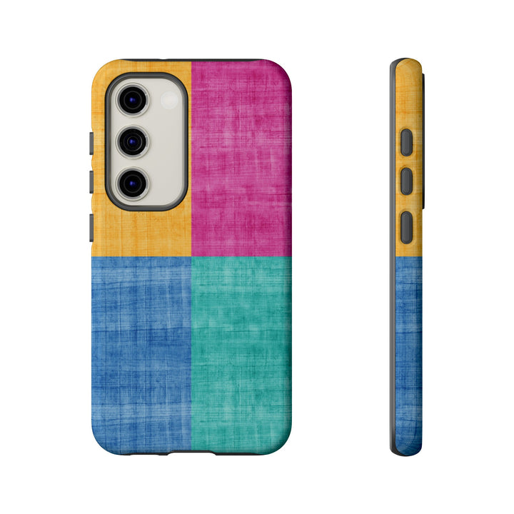 Impact Resistant, Colored Shapes, Cute Phone Cases for Samsung S24, S23, S22, S21, IPhone 15 pro Iphone 14 pro Iphone 13 IPhone 12 Iphone 11 - Studio40ParkLane