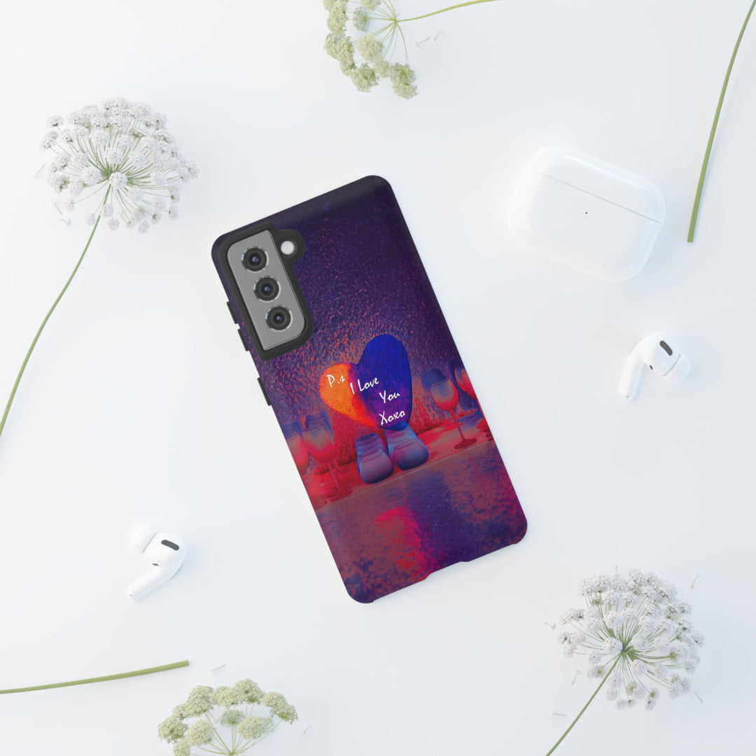 Cute Samsung Case | Cool Iphone Case | PS I love You - Heart, Samsung S24, S23, S22, S21, IPhone 15 Case | Iphone 14 Case, Iphone 13 Case - Studio40ParkLane