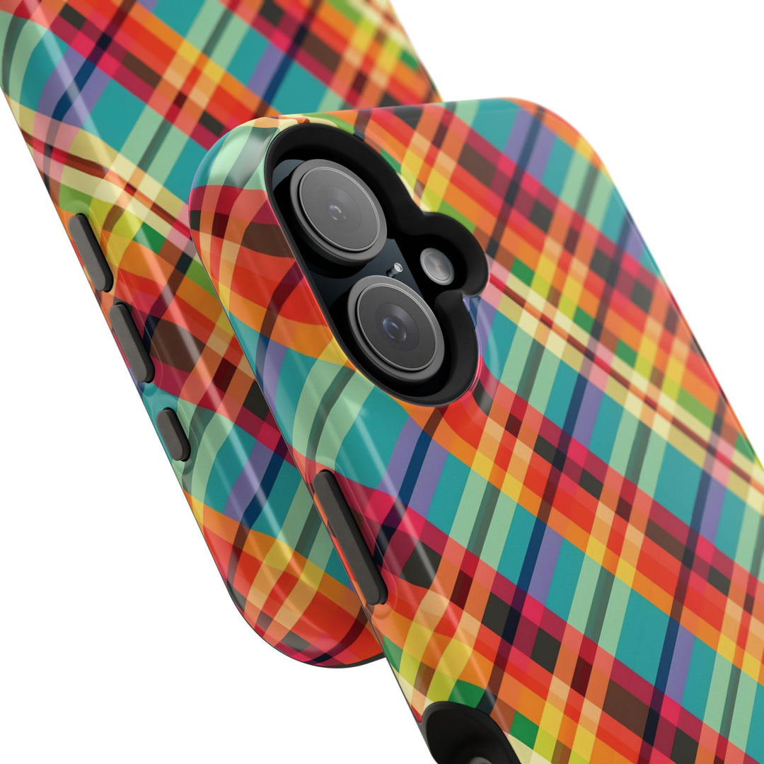 Checkered Plaid Magsafe Gift for Her Cute Phone Case for Iphone, | iPhone 16 | iPhone 15 Pro Max, Iphone 14 Pro Max, 13 12 11 10 9 8 7 - Studio40ParkLane