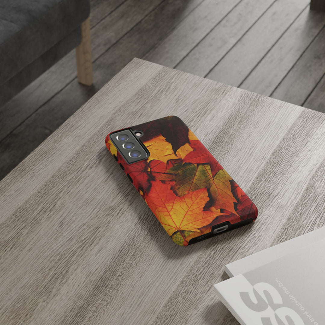 Autumn Fall Leaves Gift Cute Phone Case for, Samsung Galaxy S24, S23, S22, S21, IPhone 16 Case | Iphone 15, Iphone 14, IPhone 13 Case Mom Dad Gift - Studio40ParkLane