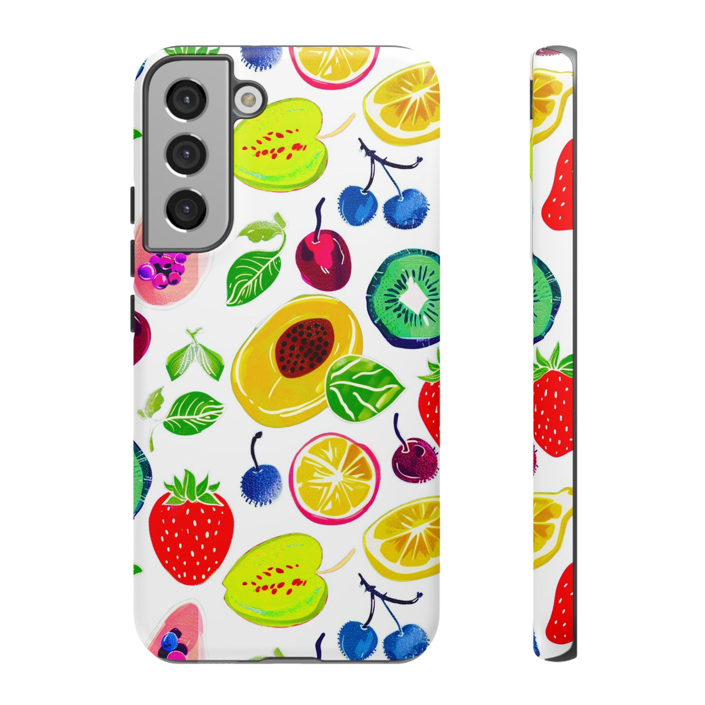 Impact Resistant, Summer Fruit, Cute Phone Cases for Samsung S24, S23, S22, S21, IPhone 15 pro, Iphone 14 pro, Iphone 13 IPhone 12 Iphone 11