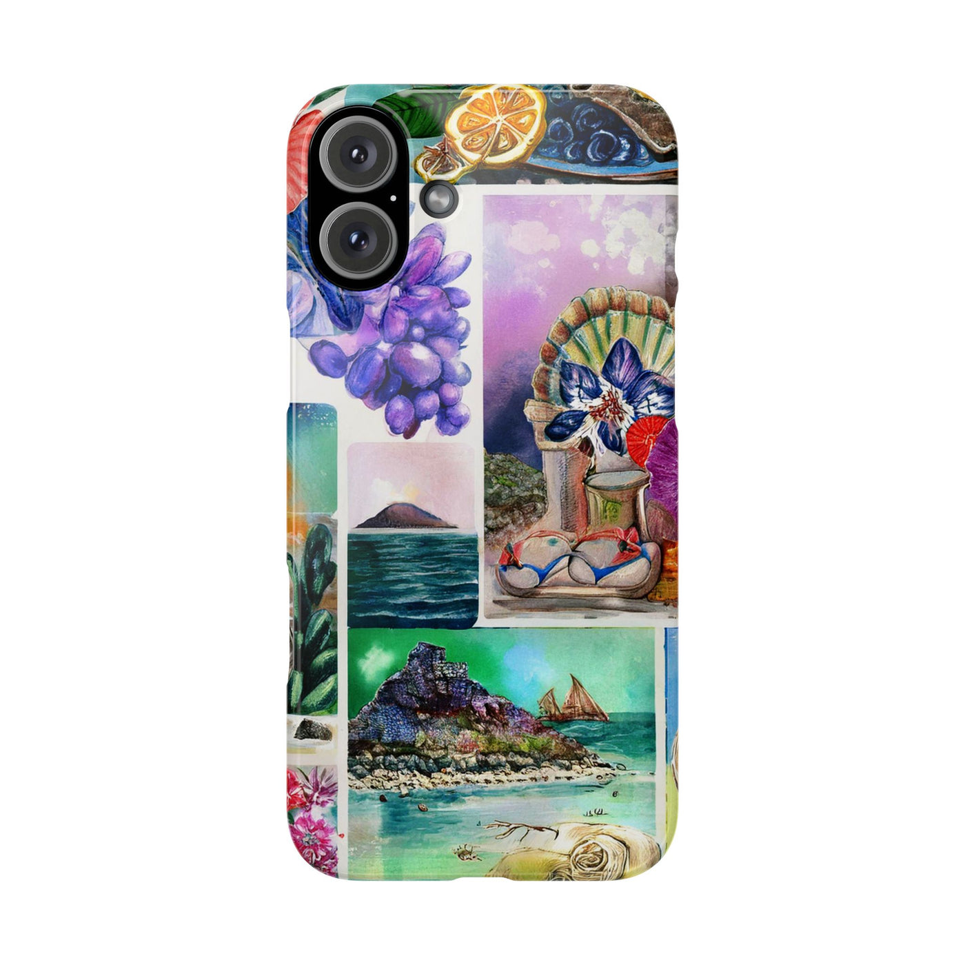 Travel Coquette Collage Slim Cute Phone Cases for Iphone  | iPhone 15 Case | iPhone 15 Pro Max Case, Iphone 14, Iphone 14 Pro Max, Iphone 13