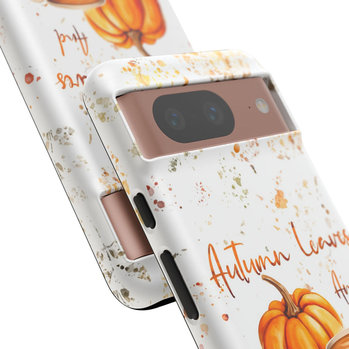 Impact Resistant, Fall Leaves Pumpkin Pie, Cute Phone Cases for Samsung S24, S23, S22, S21, IPhone 15 pro Iphone 14 pro Iphone 13 IPhone 12 Iphone 11 - Studio40ParkLane