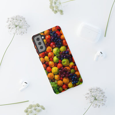 Impact Resistant, Fall Fruit, Cute Phone Cases for Samsung S24, S23, S22, S21, IPhone 15 pro Iphone 14 pro Iphone 13 IPhone 12 Iphone 11