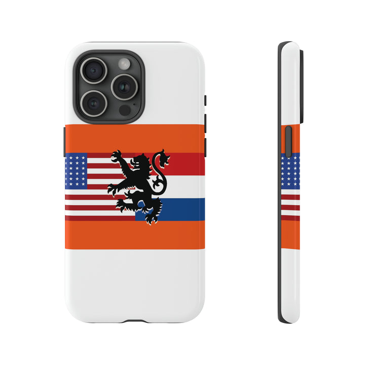 Cute IPhone Case | iPhone 15 Case | iPhone 15 Pro Max Case, Iphone 14 Case, Iphone 14 Pro Max Case IPhone Case for Art Lovers, Dutch US Flag - Studio40ParkLane