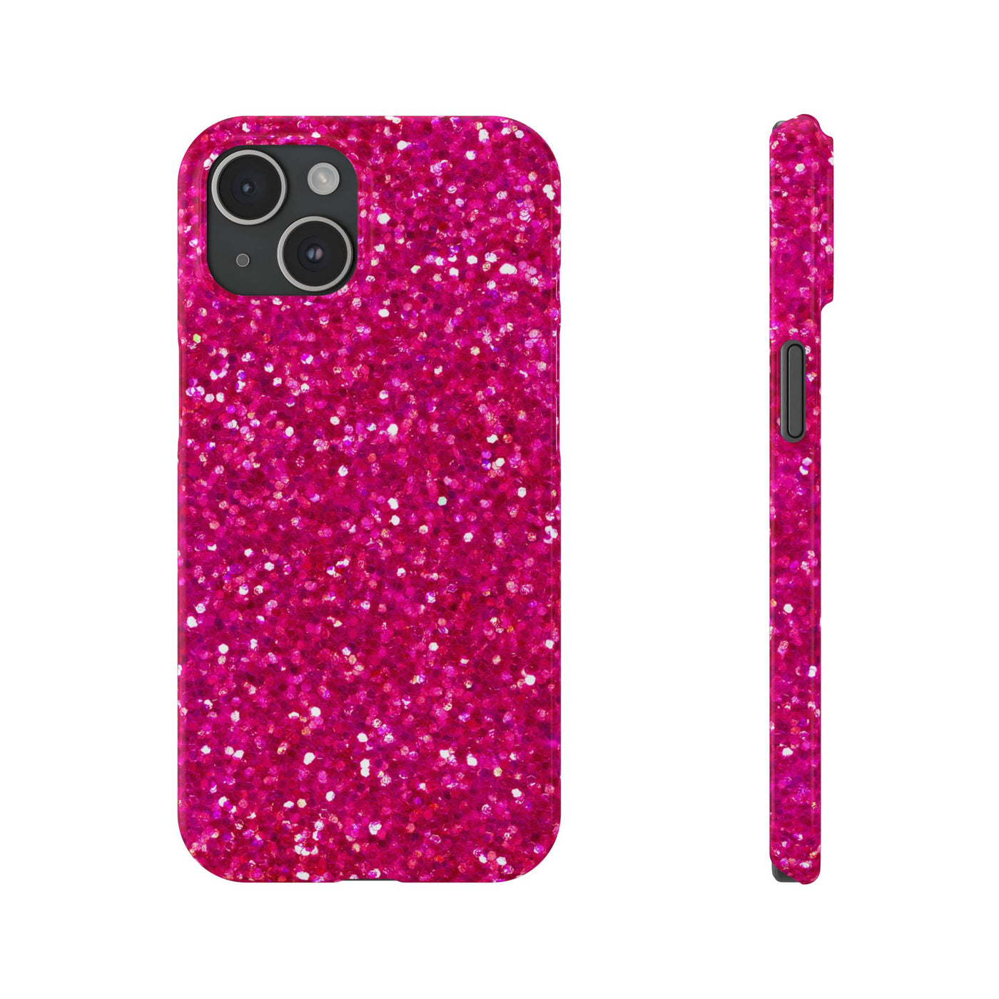 Slim Pink Glitter Cute Phone Cases for Iphone 16 Pro Max | iPhone 15 Case | iPhone 15 Pro Max Case, Iphone 14, Iphone 14 Pro Max, Iphone 13 12 11 8 7