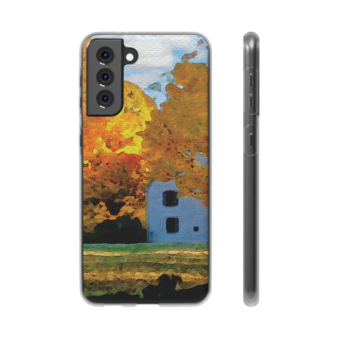 Cute Flexi Samsung Phone Cases, New England Fall Colors Galaxy S23 Phone Case, Samsung S22 Case, Samsung S21 Case, S20 Plus