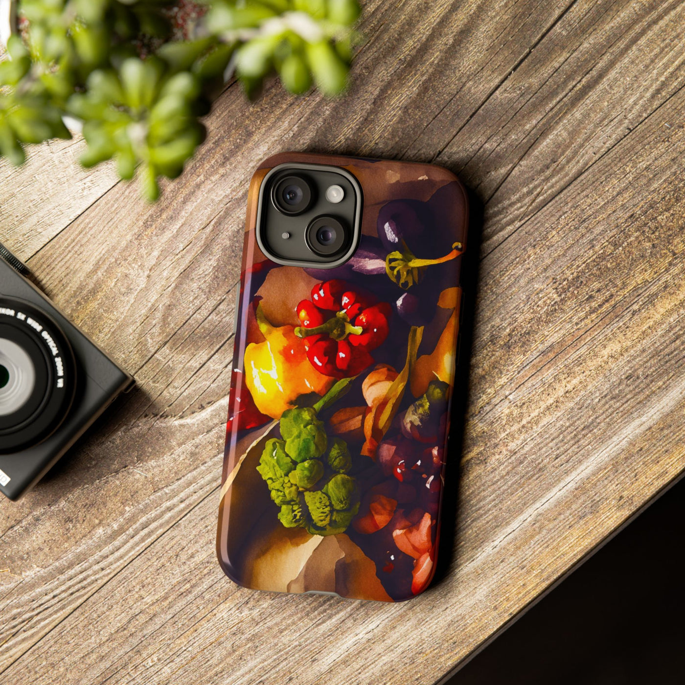 Impact Resistant, Fall Farm Vegetables, Cute Phone Cases for Samsung S24, S23, S22, S21, IPhone 15 pro Iphone 14 pro Iphone 13 IPhone 12 Iphone 11