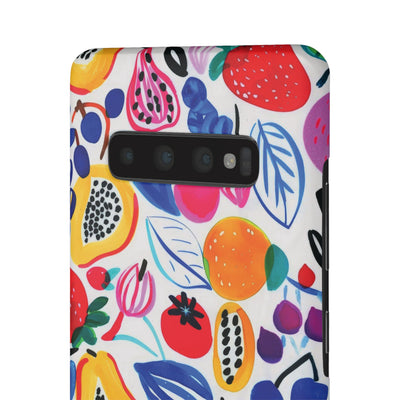 Snap Summer Fruit Gift for Her Cute Phone Cases for Samsung Galaxy S24, S23, S22, S21, S20, Plus, Ultra, Iphone 16, 15, 14, Pro and Max