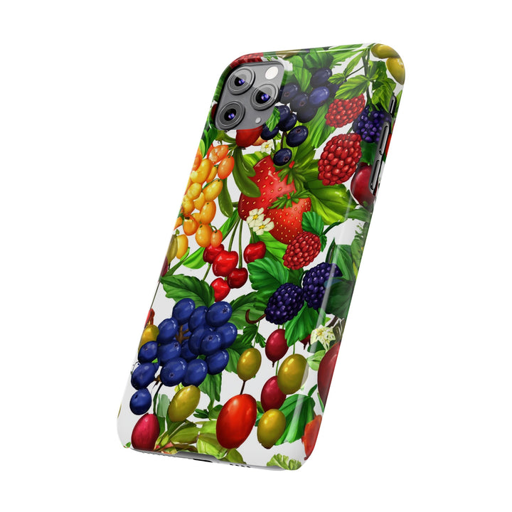 Slim Cute Phone Cases for Iphone - | iPhone 15 Case | iPhone 15 Pro Max Case, Iphone 14 Case, Iphone 14 Pro Max, Iphone 13, Summer Mixed Fruit - Studio40ParkLane