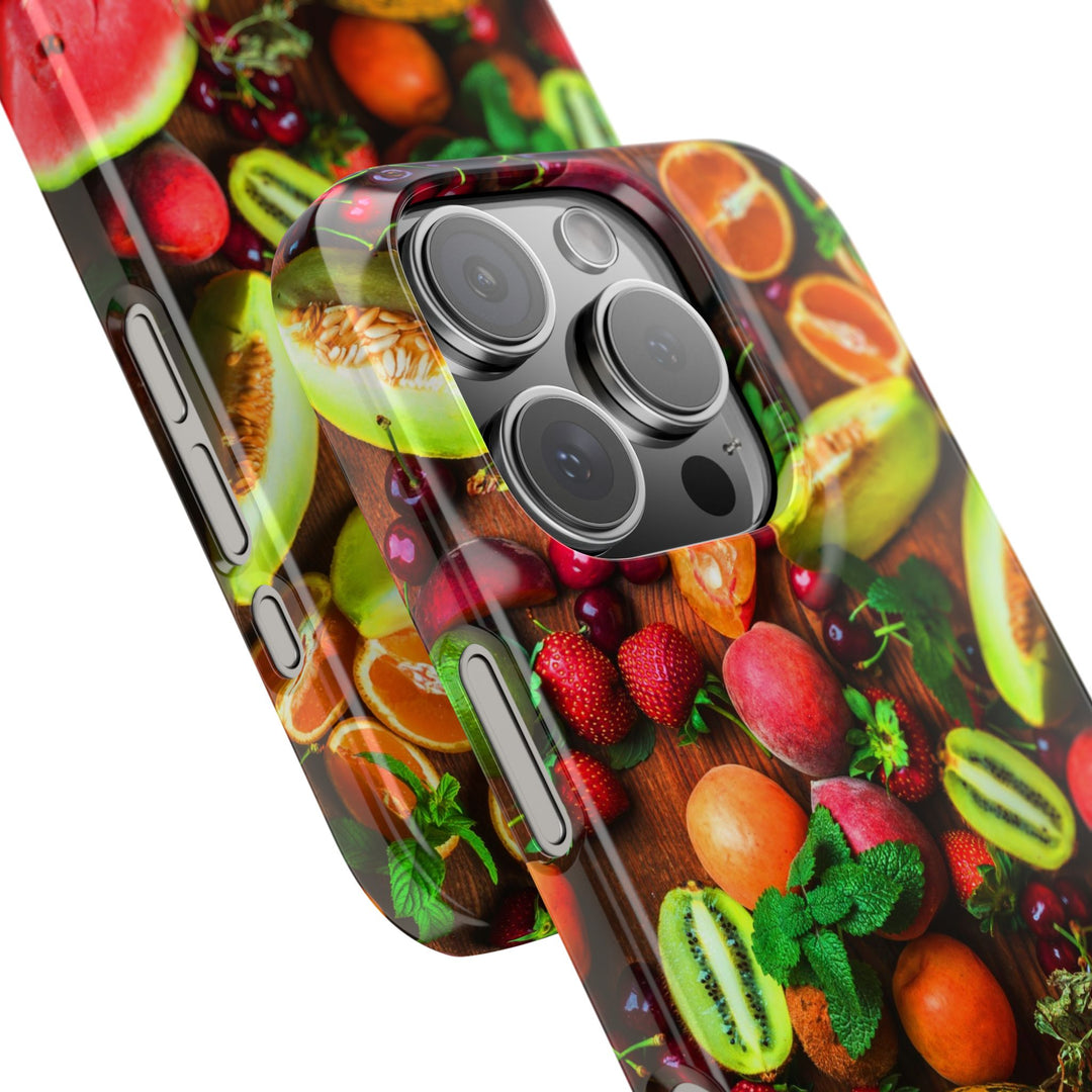 Slim Fall Fruit Collage Phone Cases for Iphone 16 | iPhone 15 Case | iPhone 15 Pro Max Case, Iphone 14, Iphone 14 Pro Max, Iphone 13, Slim Mom Dad Gift - Studio40ParkLane