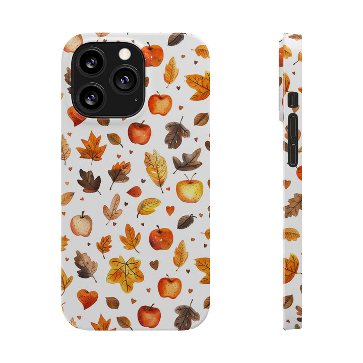 Slim Fall Autumn Leaves Gift for Her Cute Phone Cases for Iphone 16 | iPhone 15 Case | iPhone 15 Pro Max Case, Iphone 14, Iphone 14 Pro Max, Iphone 13, Slim - Studio40ParkLane