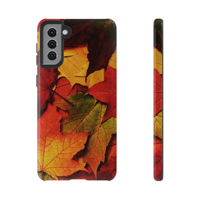 Autumn Fall Leaves Gift Cute Phone Case for, Samsung Galaxy S24, S23, S22, S21, IPhone 16 Case | Iphone 15, Iphone 14, IPhone 13 Case Mom Dad Gift