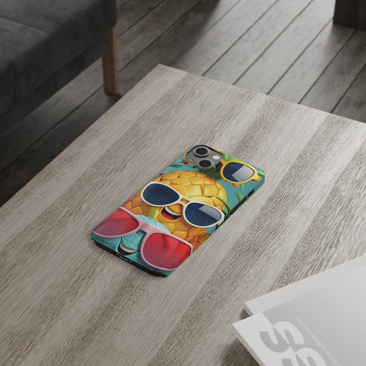 Slim Cute Phone Cases for Iphone - | iPhone 15 Case | iPhone 15 Pro Max Case, Iphone 14 Case, Iphone 14 Pro Max, Iphone 13, Summer Pineapple Fruit - Studio40ParkLane