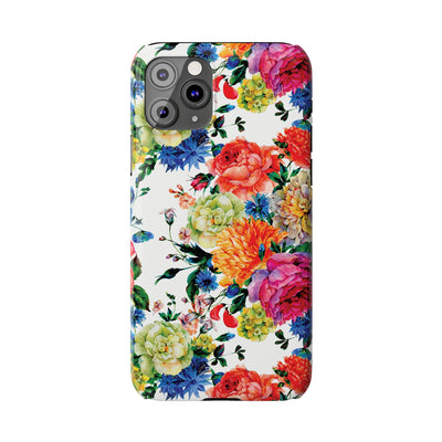 Slim Spring Flowers Gift for Her Cute Phone Cases for Iphone 16 Pro Max | iPhone 15 Case | iPhone 15 Pro Max Case, Iphone 14, 13, 12, 11, 10, 8, 7 - Studio40ParkLane