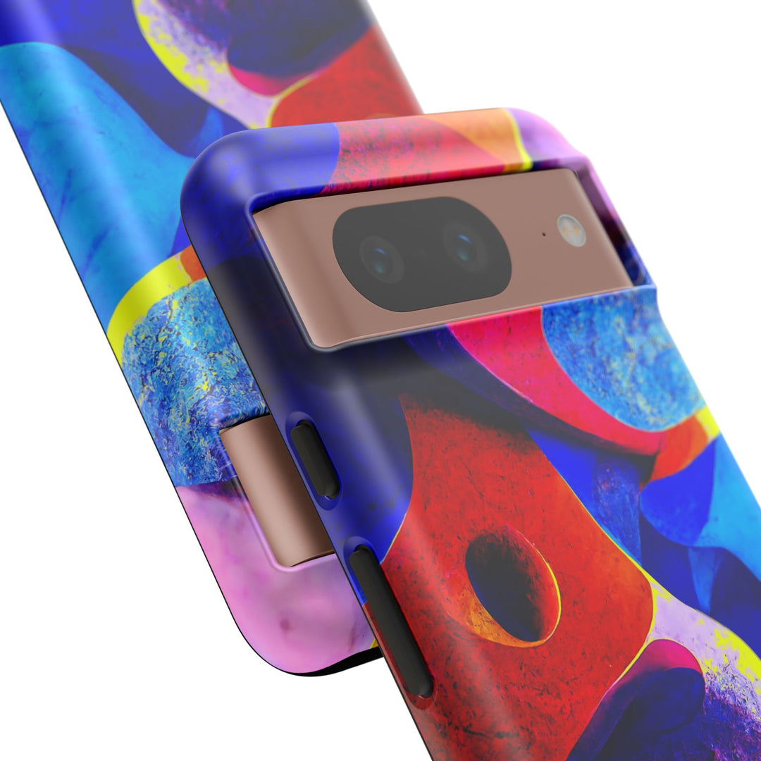 Impact Resistant, Abstract Shapes, Cute Phone Cases for Samsung S24, S23, S22, S21, IPhone 15 pro Iphone 14 pro Iphone 13 IPhone 12 Iphone 11 - Studio40ParkLane