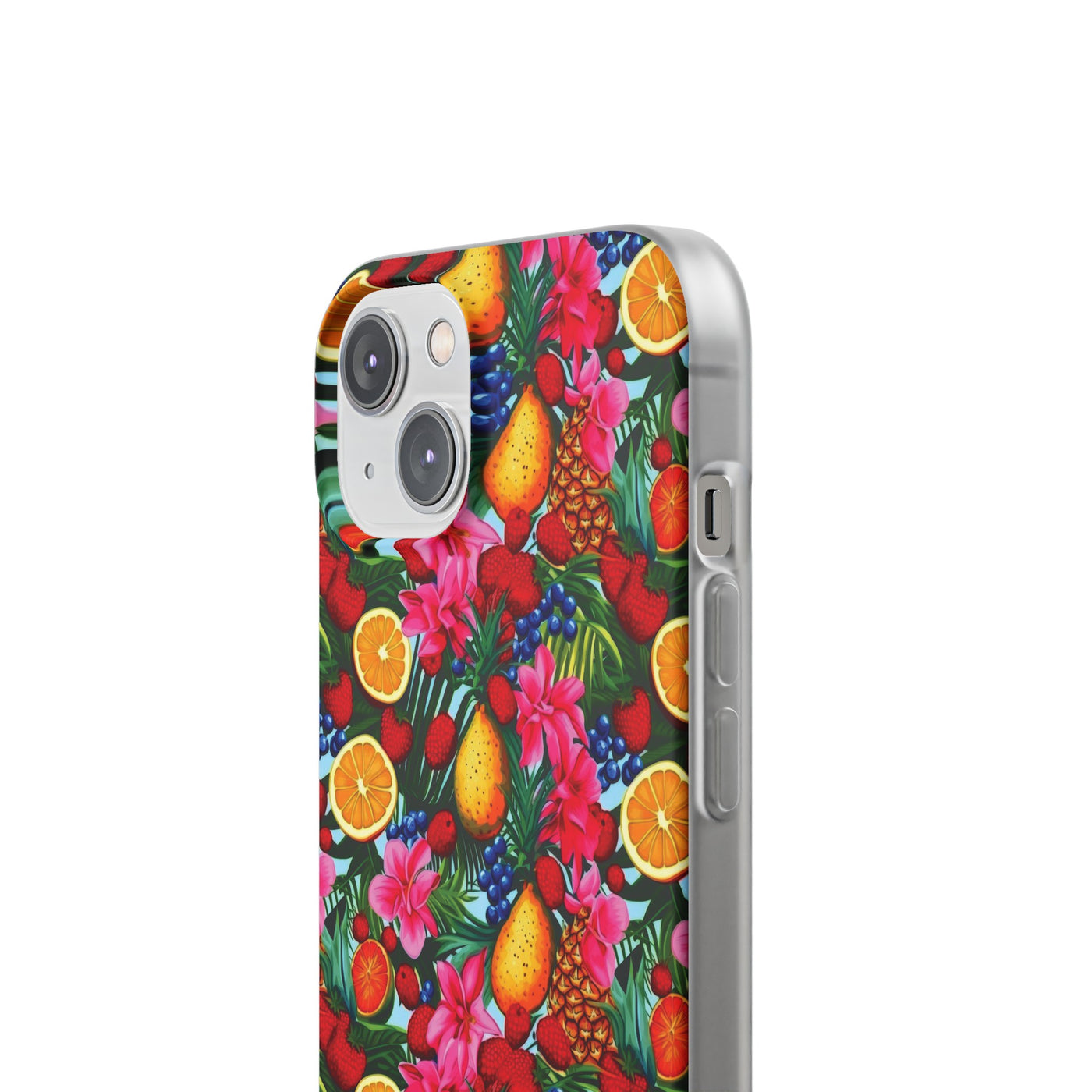 Cute Flexi Phone Cases, For Iphones and Samsung Galaxy Phones, Summer Mixed Fruit, Galaxy S23 Phone Case, Samsung S22 Case, Samsung S21, Iphone 15, Iphone 14, Iphone 13