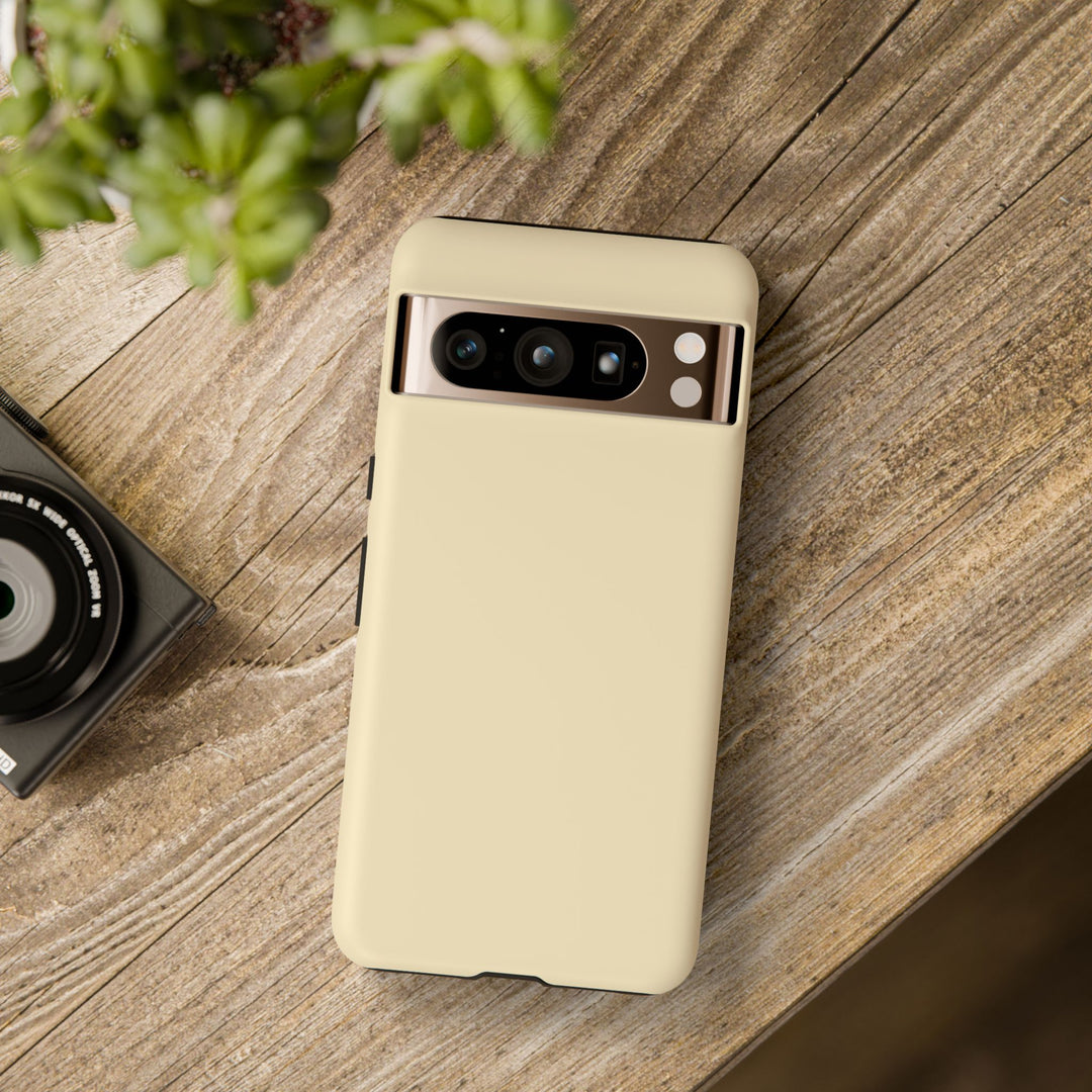 Premium Tough Pale Yellow Gift for Her Cute Phone Cases for Samsung S25 S24, S23, S22, S21, Iphone, 16, 15, 14, 13 Pro Max Ultra - Studio40ParkLane