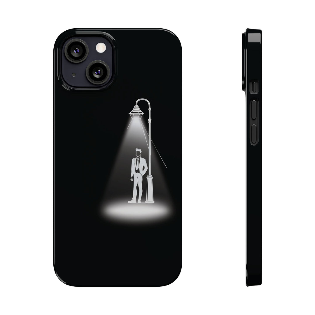 Slim Mystery Man Spotlight Gift for Her Cute Phone Cases for Iphone 16 Pro Max | iPhone 15 Case | iPhone 15 Pro Max Case, Iphone 14, 13, 12, 11, 10, 8, 7 - Studio40ParkLane