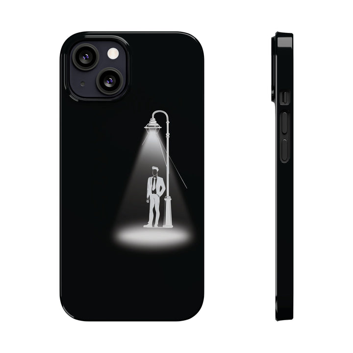 Slim Mystery Man Spotlight Gift for Her Cute Phone Cases for Iphone 16 Pro Max | iPhone 15 Case | iPhone 15 Pro Max Case, Iphone 14, 13, 12, 11, 10, 8, 7 - Studio40ParkLane