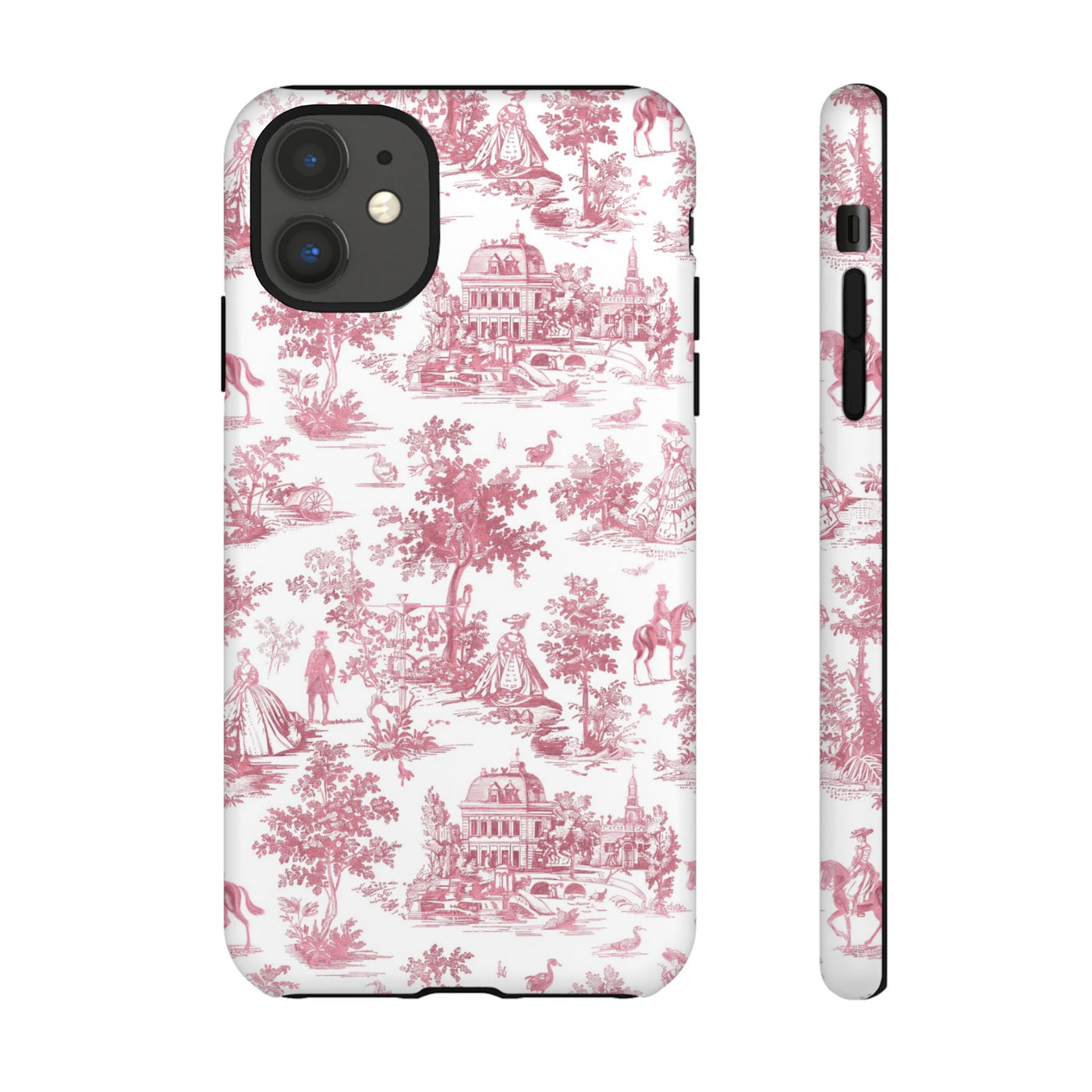 Premium Tough French Toile Gift for Her Cute Phone Cases for Samsung S25, S24, S23, S22, S21 Iphone, 16, 15, 14, 13, 12 Plus Max Pro Ultra - Studio40ParkLane