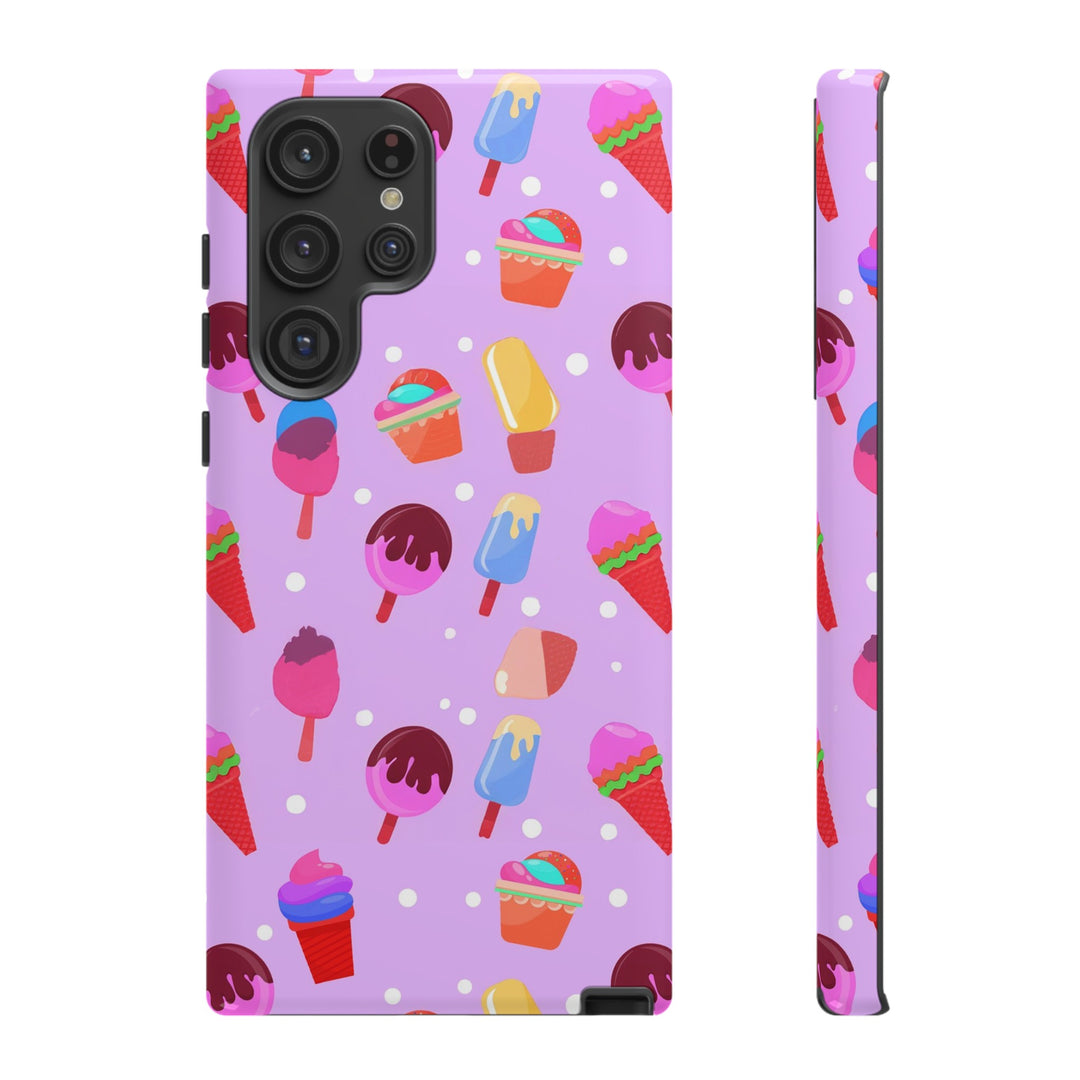 Cute Samsung Case | Cool Iphone Case | Summer Pink Ice - Cream, Samsung S24, S23, S22, S21, IPhone 15 Case | Iphone 14 Case, Iphone 13 Case - Studio40ParkLane