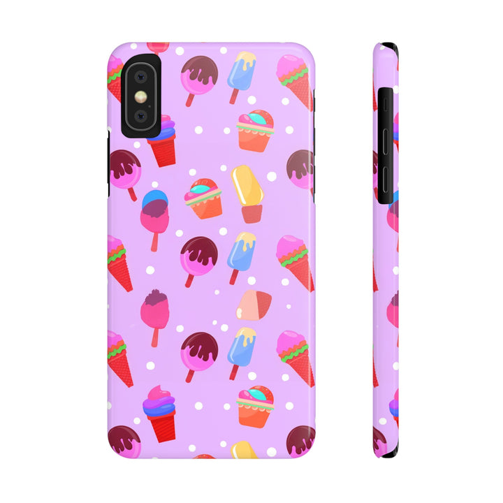 Slim Cute Phone Cases for Iphone - | iPhone 15 Case | iPhone 15 Pro Max Case, Iphone 14 Case, Iphone 14 Pro Max, Iphone 13, Summer Ice - cream Pink - Studio40ParkLane