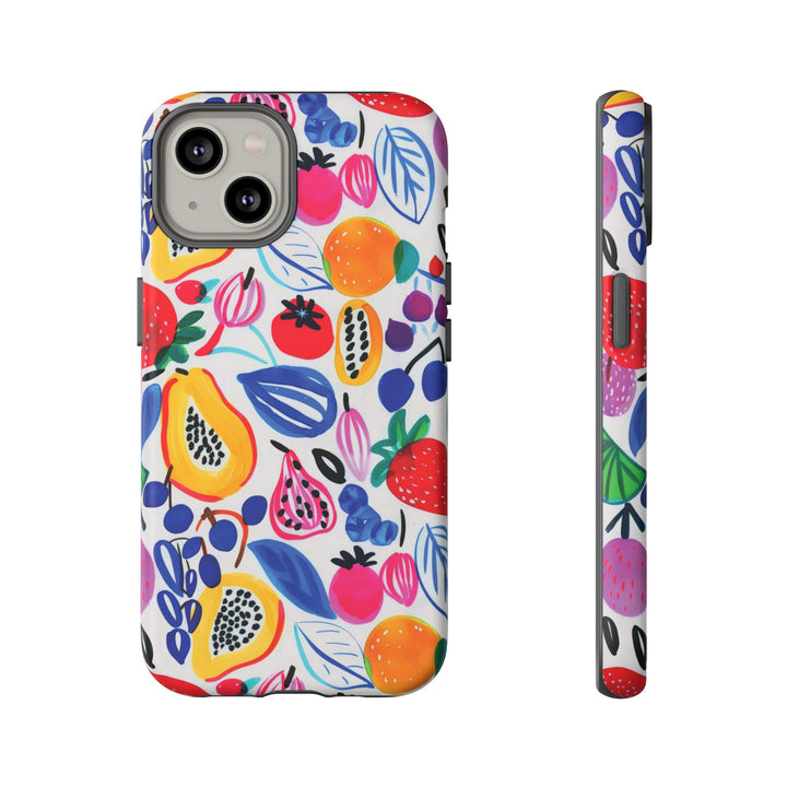 Premium Tough Summer Fruit Collage Gift for Her Cute Phone Cases for Samsung and Iphone, 16, 15, 14, S24, S23, S22, S21, S20, Plus, Ultra, Pro - Studio40ParkLane
