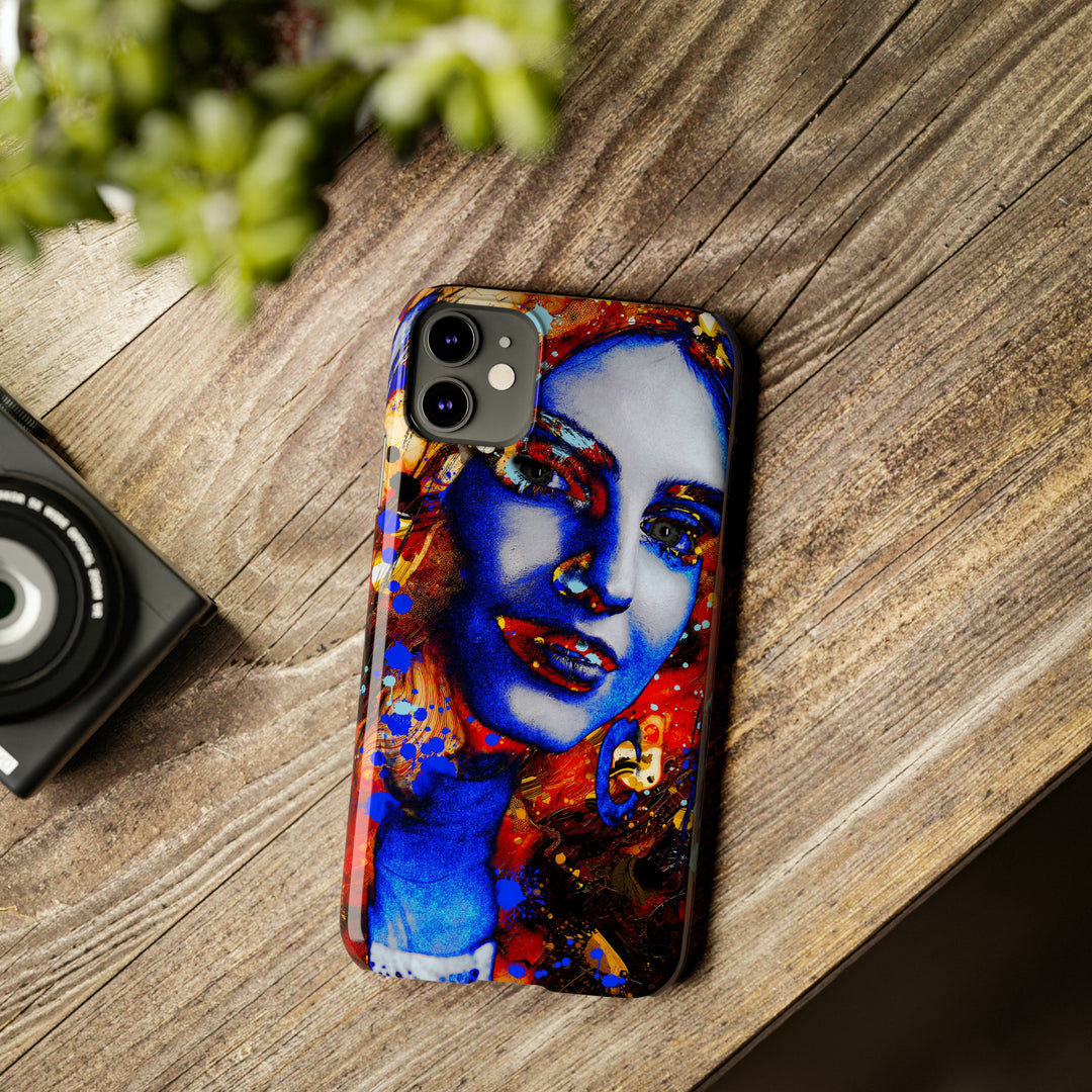 Slim Cute Phone Cases for Iphone - | iPhone 15 Case | iPhone 15 Pro Max Case, Iphone 14 Case, Iphone 14 Pro Max, Iphone 13, Marble Splash Face - Studio40ParkLane