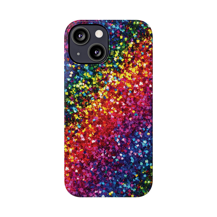 Slim Non - Glitter Muted Color Faux Play on Glitter Effect Gift for Her Cute Phone Cases for Iphone 16 Pro Max | iPhone 15 Case | iPhone 15 Pro Max Case, Iphone 14, Iphone 14 Pro Max, Iphone 13 12 11 8 7 - Studio40ParkLane