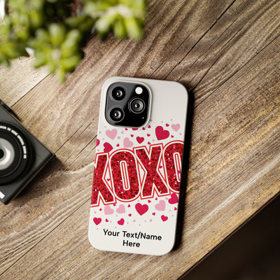 Slim Custom Personalized Valentine Love Gift for Her Cute Phone Cases for Iphone 16 Pro Max | iPhone 15 Case | iPhone 15 Pro Max Case, Iphone 14, 13, 12, 11, 10, 8, 7