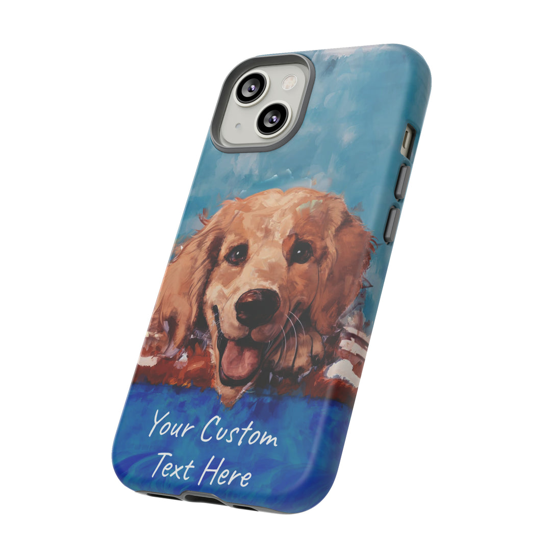 Personalize this Cute IPhone Case | Golden Retriever Dog iPhone Case, iPhone 15 Case | iPhone 15 Case, Iphone 14 Case, Iphone 14 Pro Max Case - Studio40ParkLane