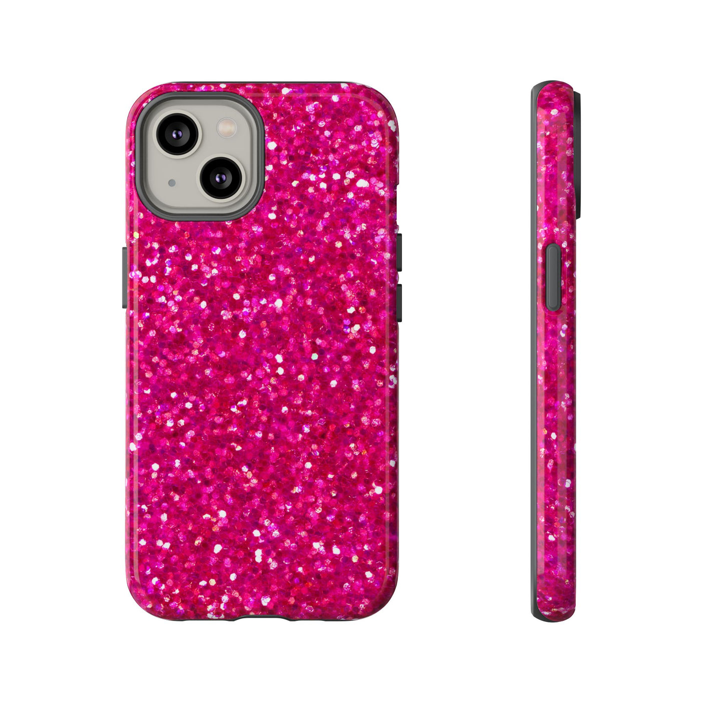 Pink Glitter Cute Phone Case, for IPhone 16 pro Max | Iphone 15, Iphone 14, IPhone 13 Case, 11 8 7, Samsung Galaxy S24, S23, S22, S21, 2 Layer Protection