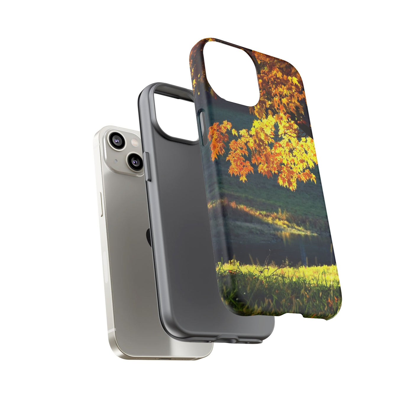 Impact Resistant, Fall Leaves Collage, Cute Phone Cases for Samsung S24, S23, S22, S21, IPhone 15 pro Iphone 14 pro Iphone 13 IPhone 12 Iphone 11