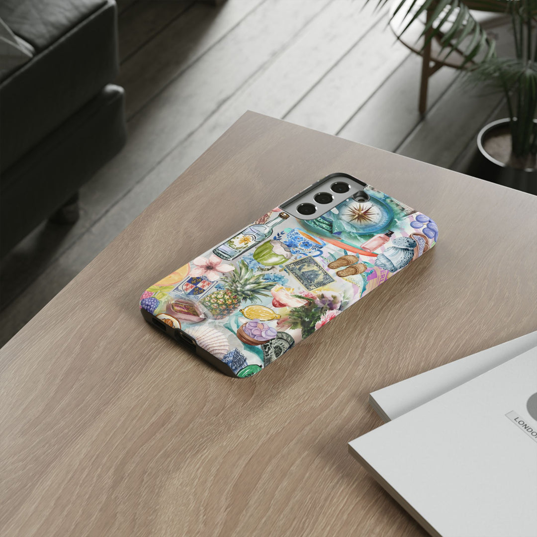 Impact Resistant, Travel Coquette Collage, Cute Phone Cases for Samsung S24, S23, S22, S21, IPhone 15 pro Iphone 14 pro Iphone 13 IPhone 12 Iphone 11 - Studio40ParkLane